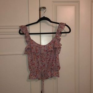 Flowery tank top from American Eagle. Size Medium
